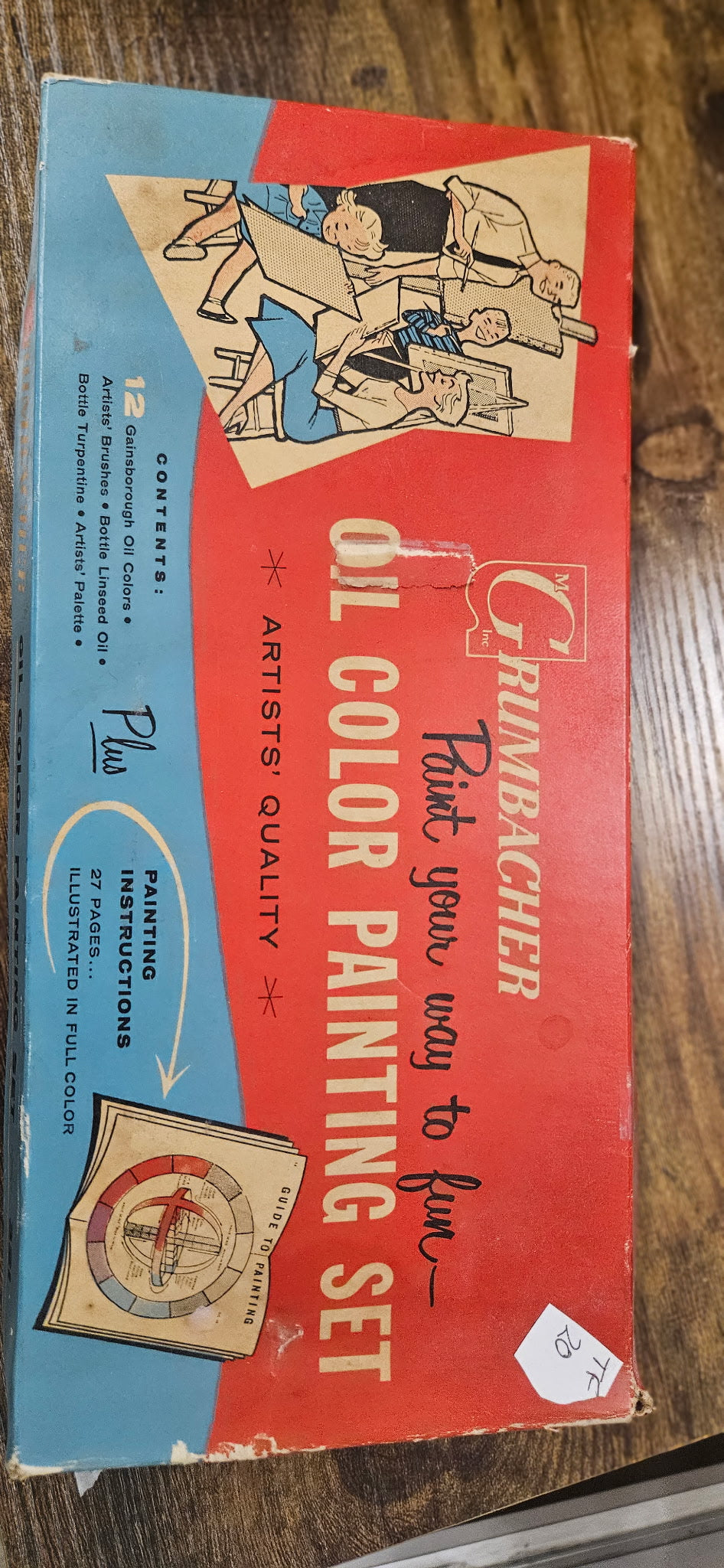 Vintage Oil Paint Set