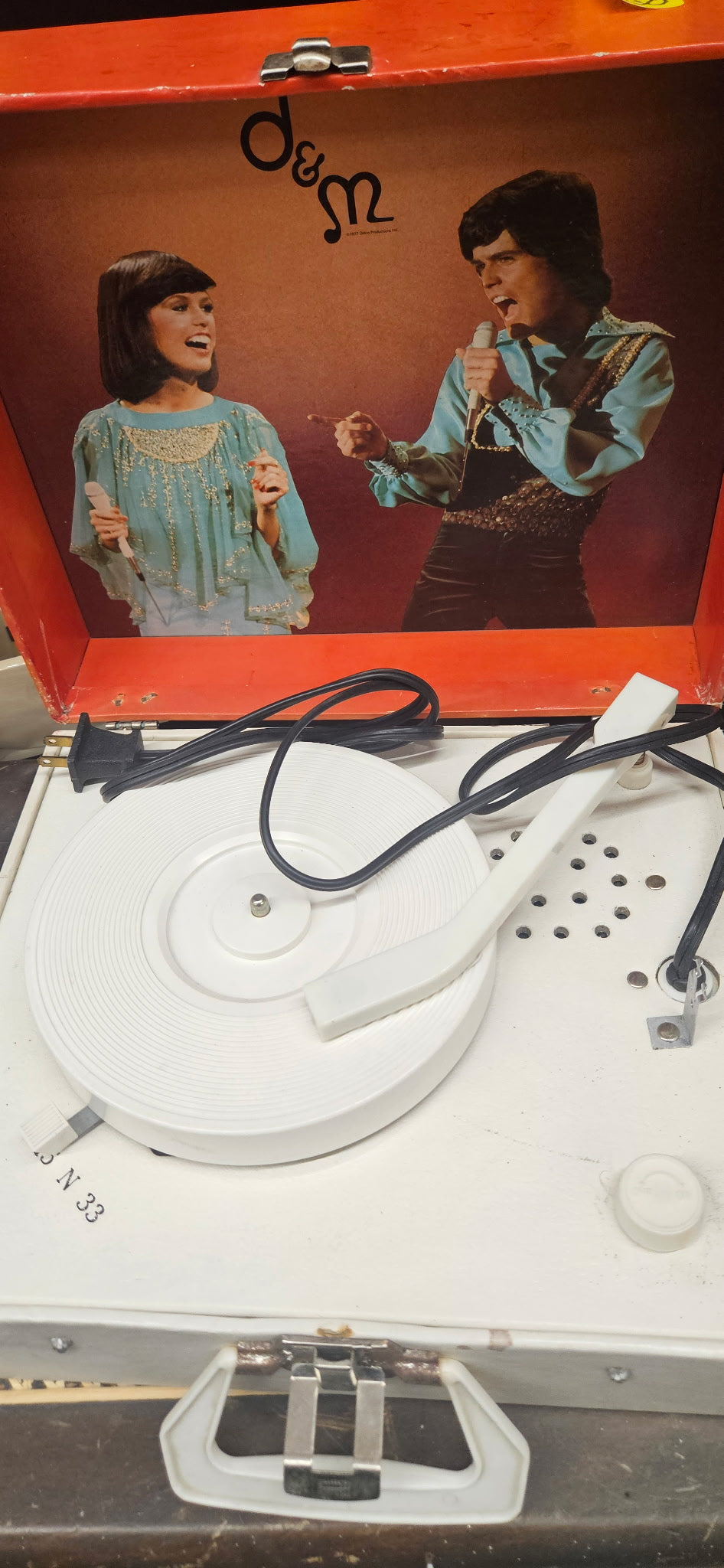 Donnie and Marie Record Player